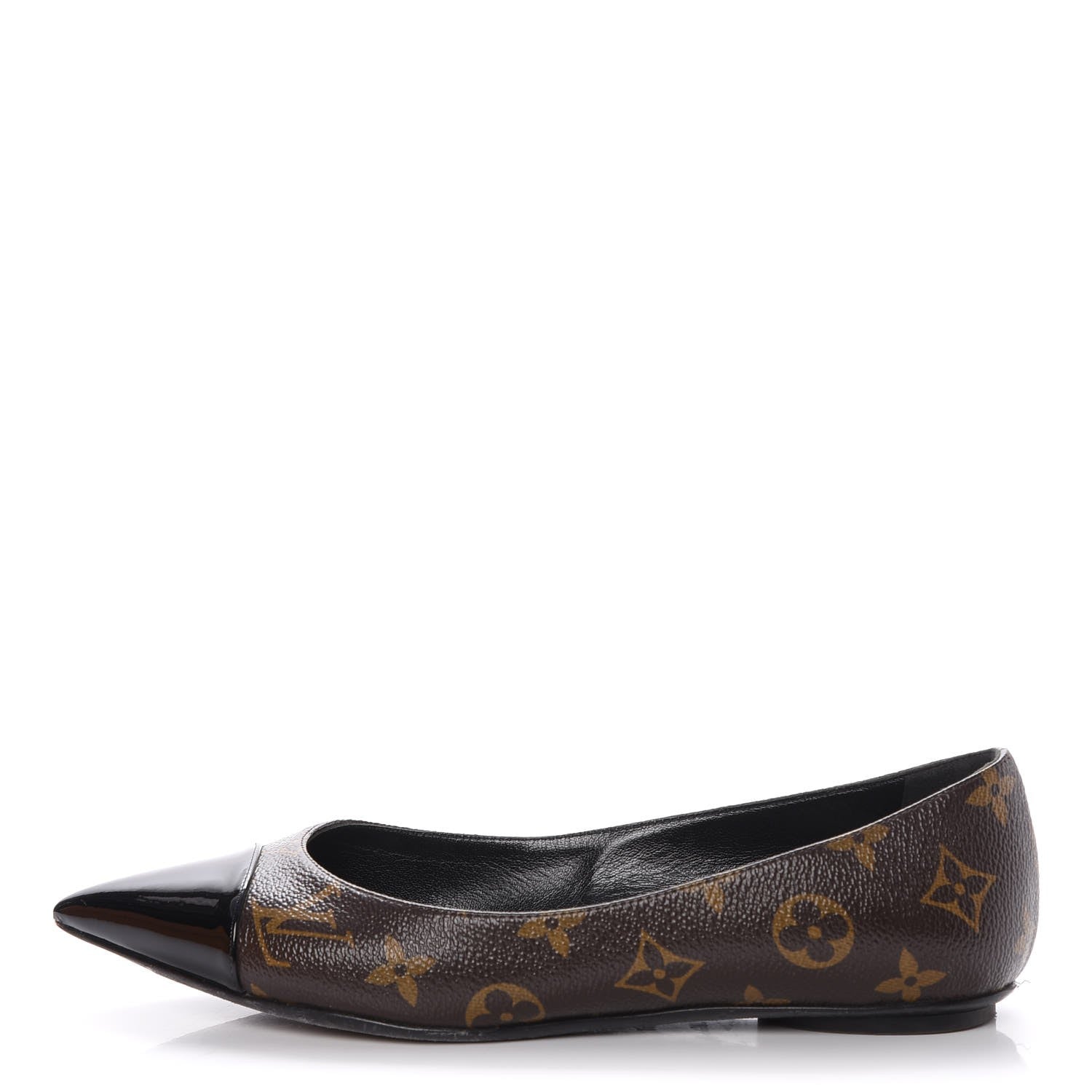 Louis Vuitton Patent Monogram Fetish Ballerina Flats 37 1 of 13