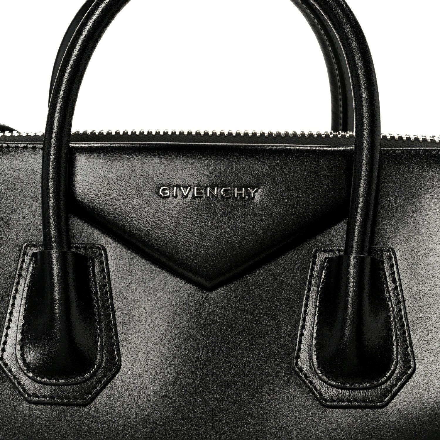 Givenchy Shiny Lord Calfskin Medium Antigona Black 7 of 9