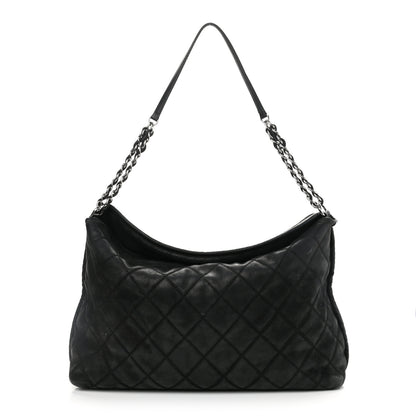 Chanel Nubuck Hobo Black 1 of 14