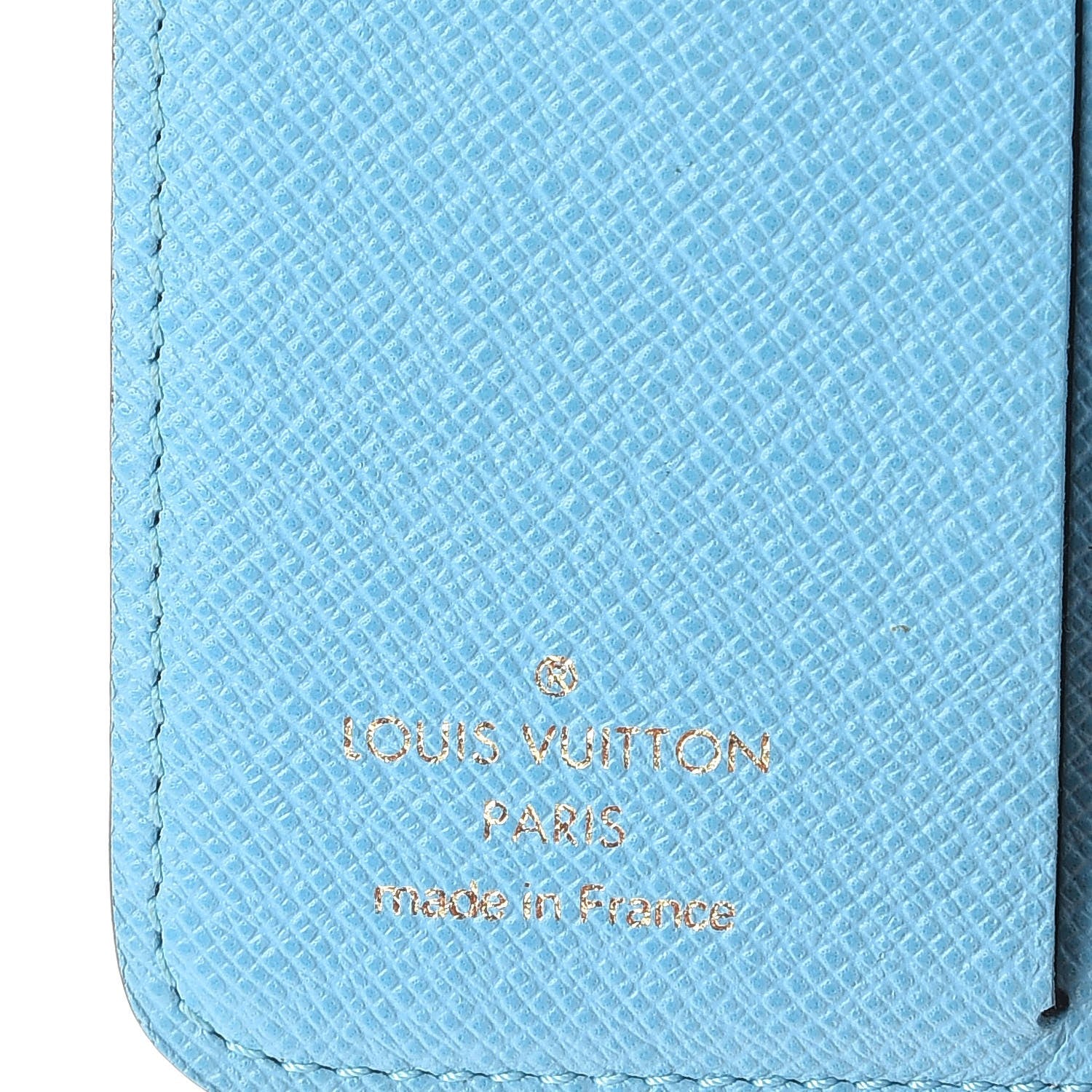 Louis Vuitton Monogram Groom Compact Zip Wallet Blue 6 of 9