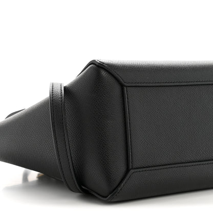 Celine Grained Calfskin Nano Belt Bag Black 10 of 13