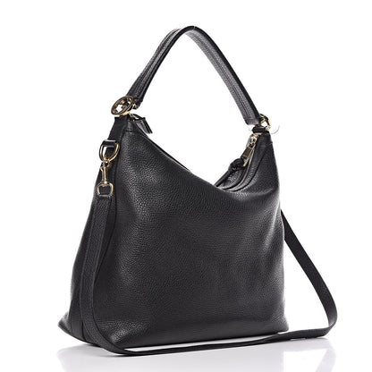 Gucci Pebbled Calfskin Small Miss GG Hobo Black 3 of 18