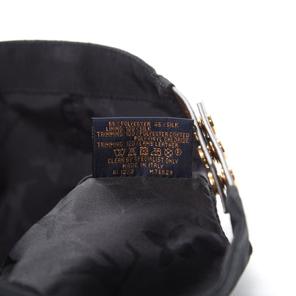 Louis Vuitton Polyester Silk Monogram LV Get Ready Cap L Black 7 of 8