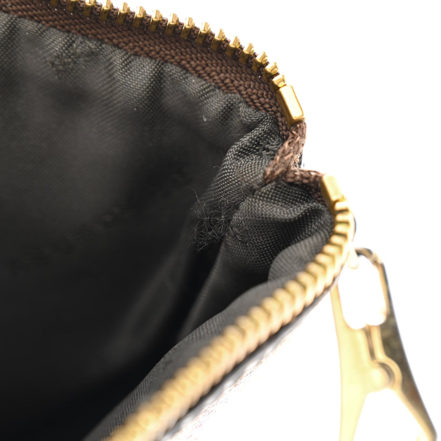 Haymarket Check Small Peyton Crossbody Clutch Bag Chocolate