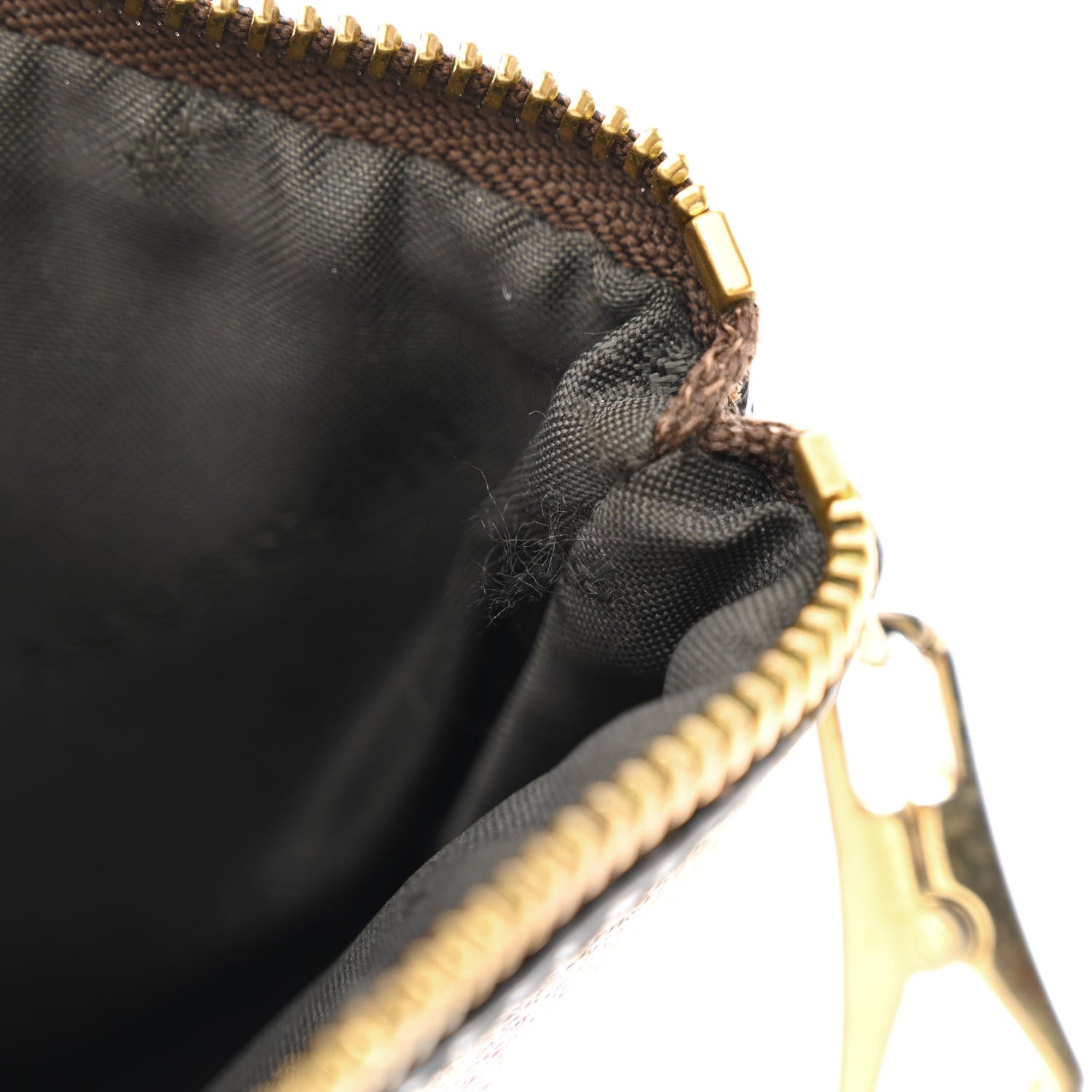Burberry Haymarket Check Small Peyton Crossbody Clutch Bag Chocolate 14 of 17