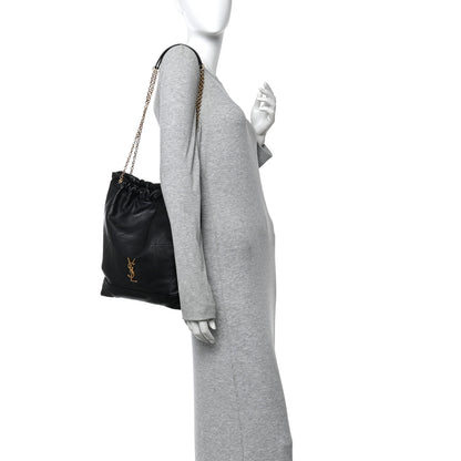 Saint Laurent Lambskin Matelasse Monogram Medium Jamie 4.3 Pochon Black 2 of 11