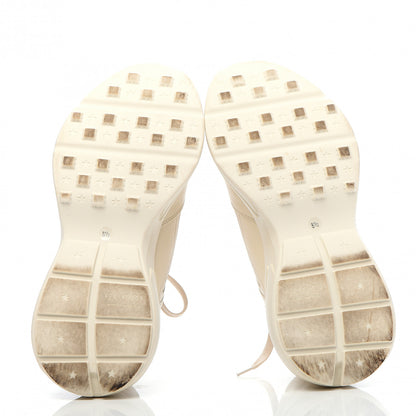 Gucci Calfskin Logo Mens Rhyton Sneakers 8.5 Ivory 6 of 9