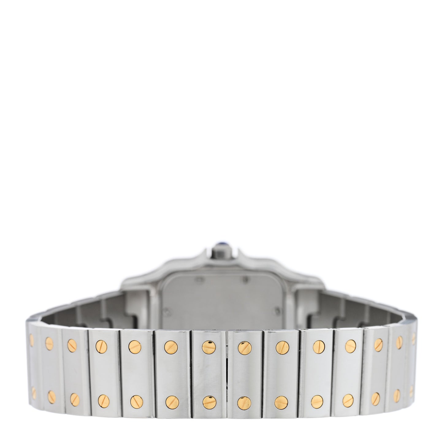 Stainless Steel 18K Yellow Gold 29mm Santos De Cartier Galbee Quartz Watch