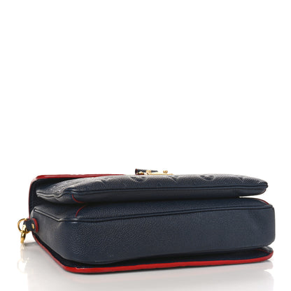 Louis Vuitton Empreinte Pochette Metis Marine Rouge 4 of 9
