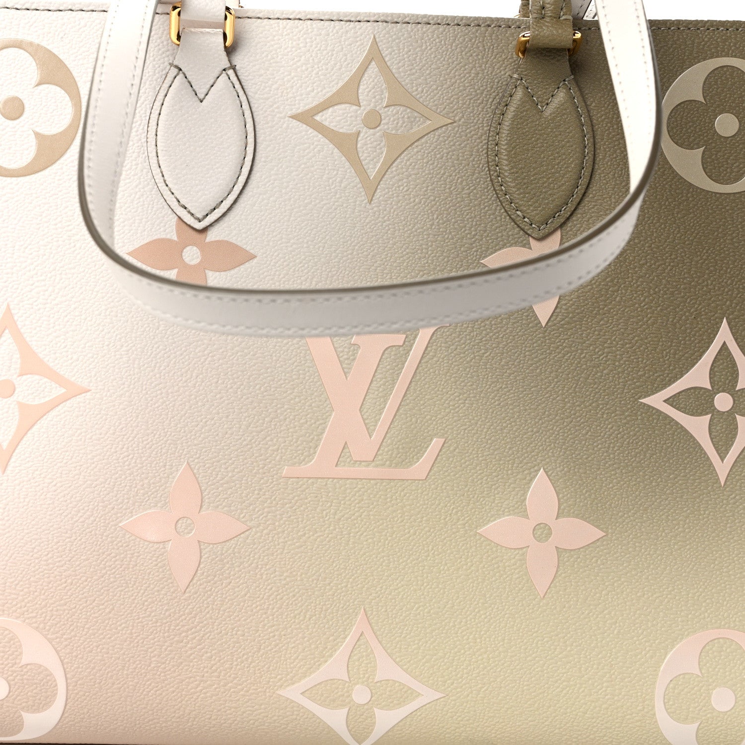 Louis Vuitton Monogram Giant Spring In The City Onthego MM Sunset Kaki 6 of 9