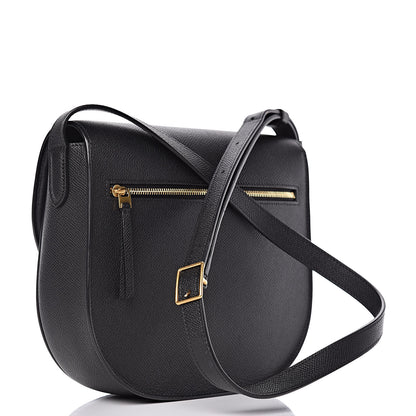 Celine Grained Calfskin Compact Trotteur Black 3 of 8