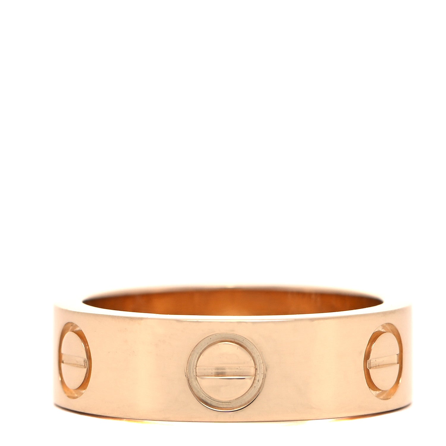 Cartier 18K Yellow Gold 5.5mm LOVE Ring 51 5.5 3 of 4