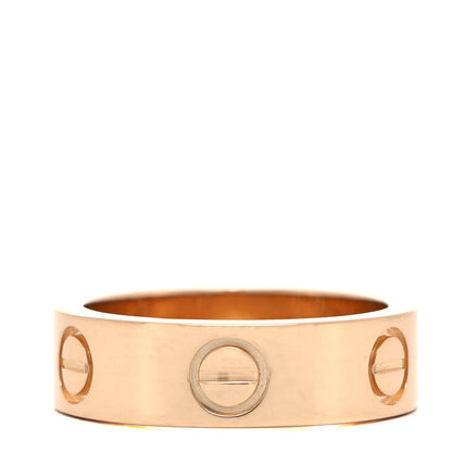 Cartier 18K Yellow Gold 5.5mm LOVE Ring 51 5.5 3 of 4