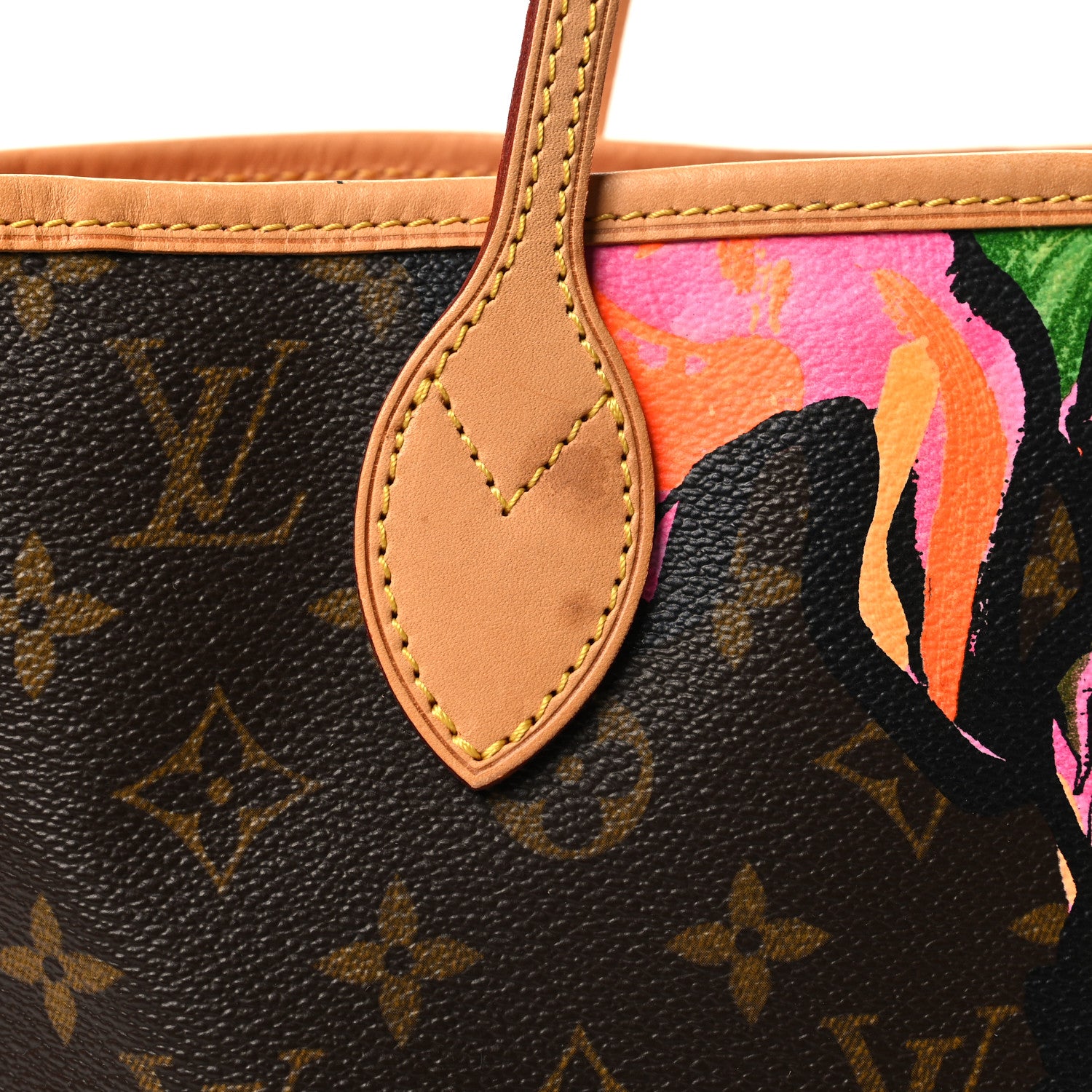 Louis Vuitton Monogram Roses Neverfull MM 10 of 10