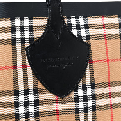 Burberry Vintage Check Medium The Giant Reversible Tote Antique Yellow Bright Red 12 of 20