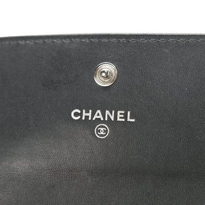 Chanel Patent Quilted Large Brilliant Flap Wallet Black 6 of 9