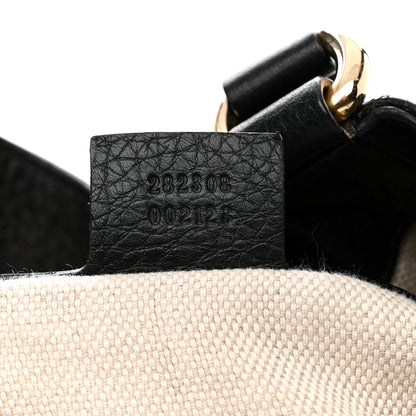 Gucci Pebbled Calfskin Large Soho Shoulder Bag Black 7 of 14