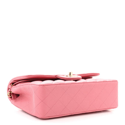 Chanel Caviar Quilted Small Double Flap Pink 4 of 11