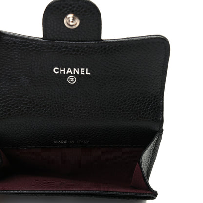 Chanel Caviar Quilted Flap Card Holder Black 5 of 8