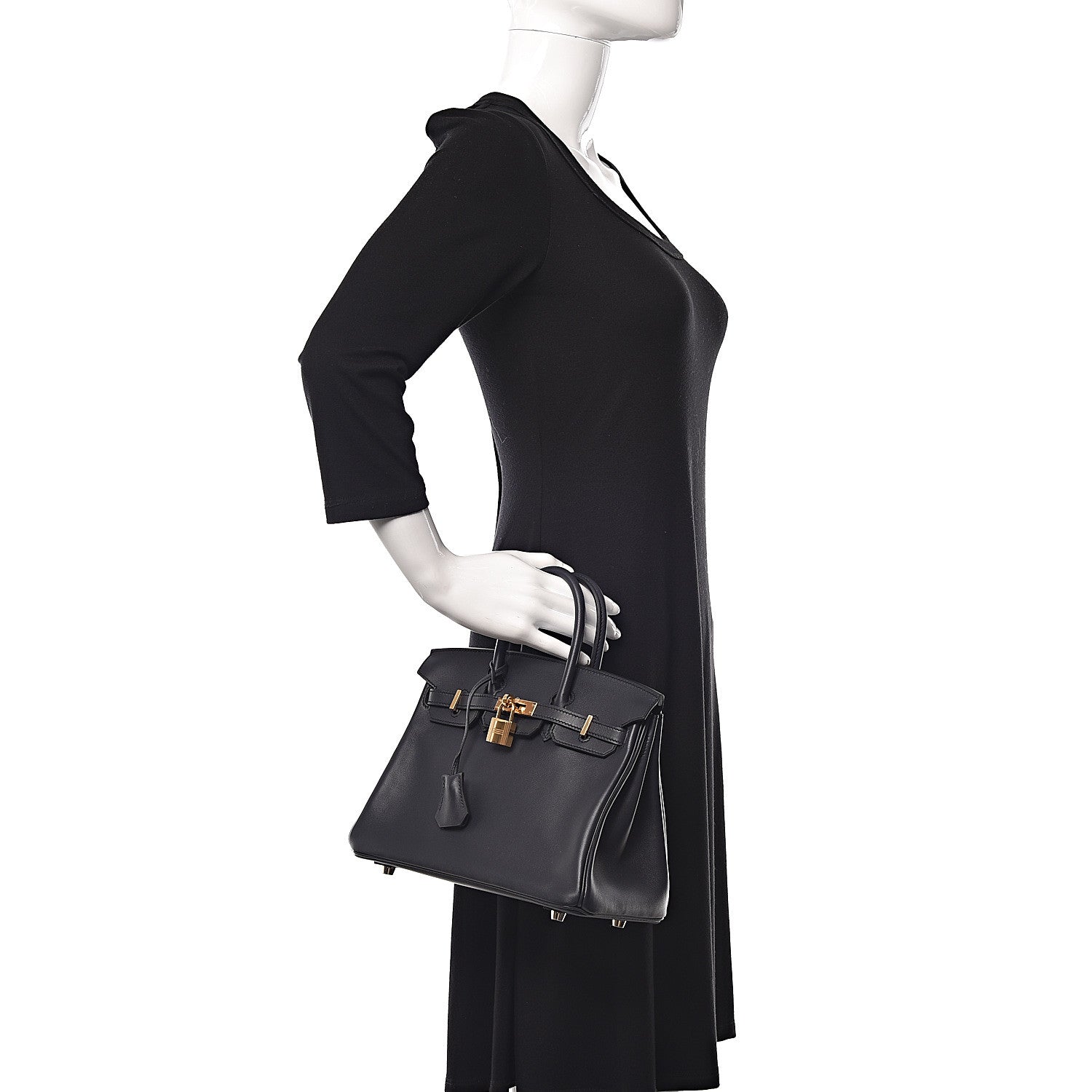 Hermes Swift Birkin 25 Bleu Indigo 2 of 39