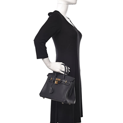 Hermes Swift Birkin 25 Bleu Indigo 2 of 39
