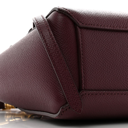 Celine Grained Calfskin Pico Belt Bag Acai 8 of 9