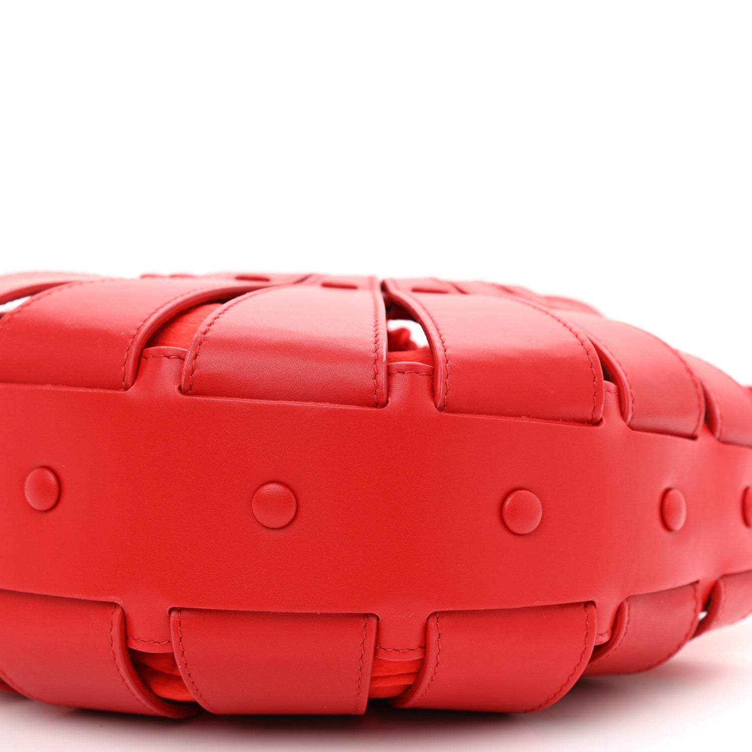 Bottega Veneta French Calfskin Small Shell Bag Chili Tomato 9 of 9