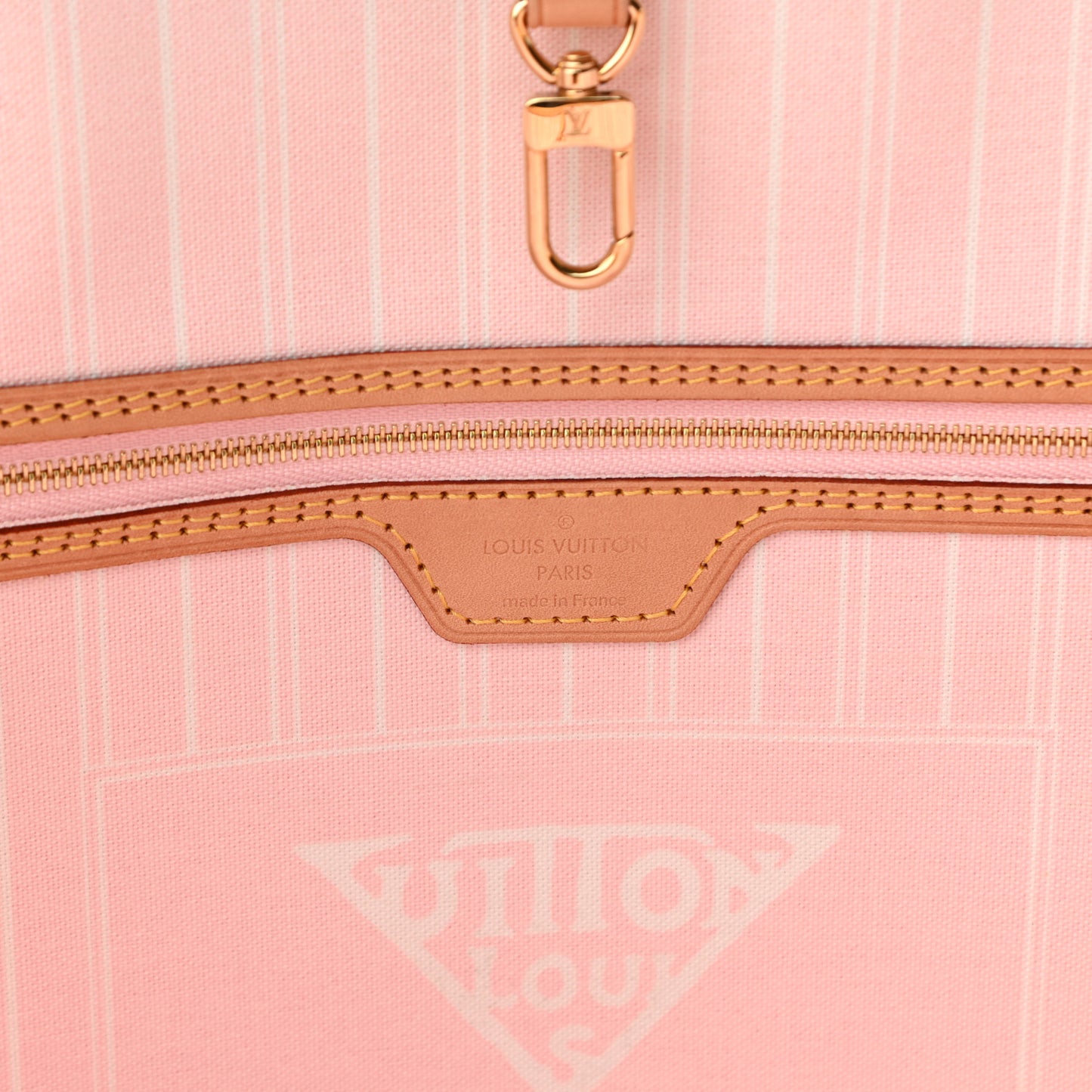 Monogram Giant By The Pool Neverfull MM Light Pink