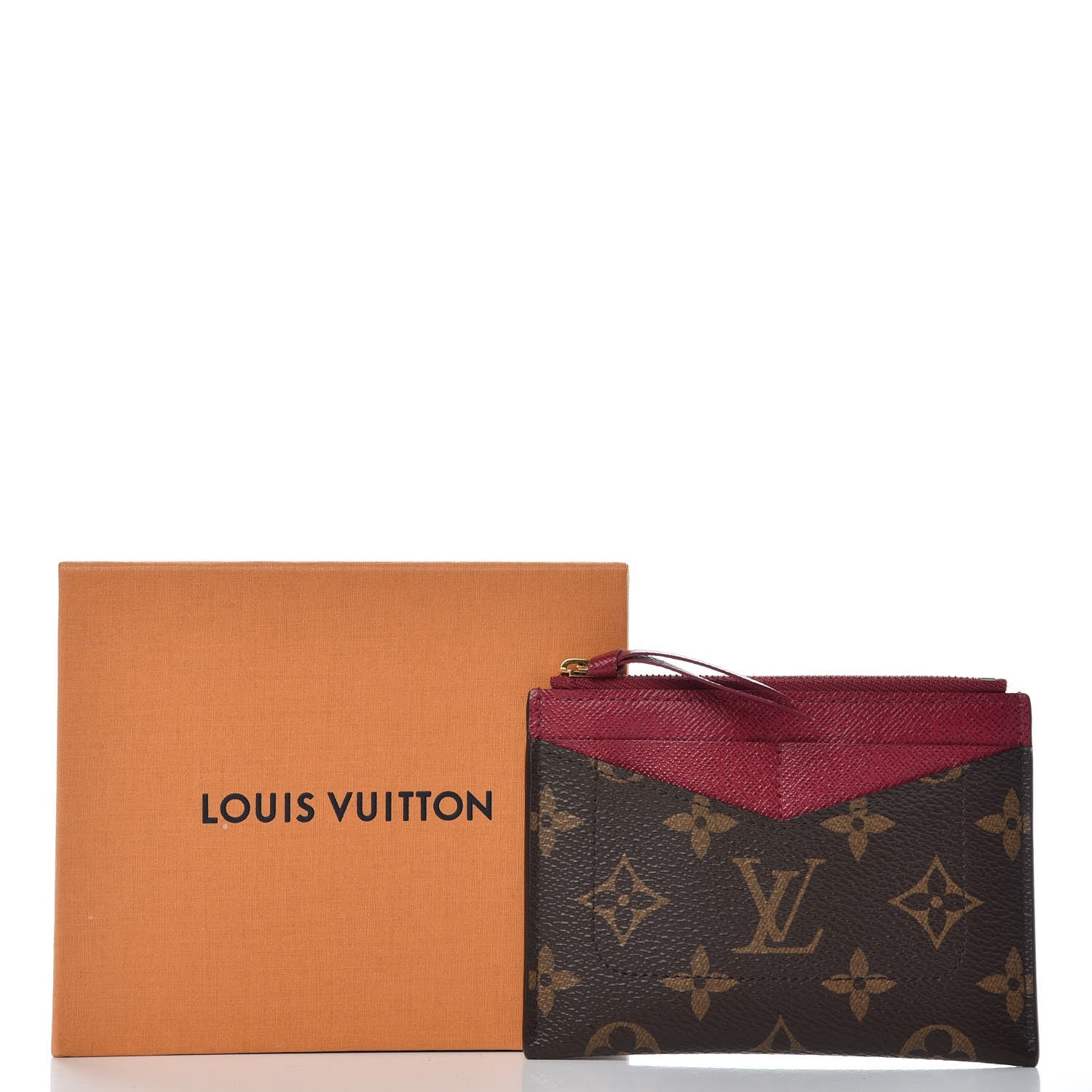 Louis Vuitton Monogram Zipped Card Holder Fuchsia 8 of 8