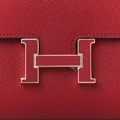 Hermes Epsom Constance Long Wallet Rouge Grenat 8 of 11