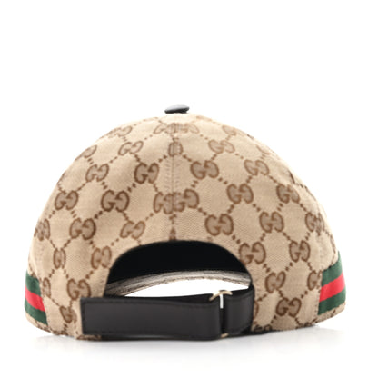 Gucci Monogram Web Baseball Hat M Beige Cocoa 5 of 9