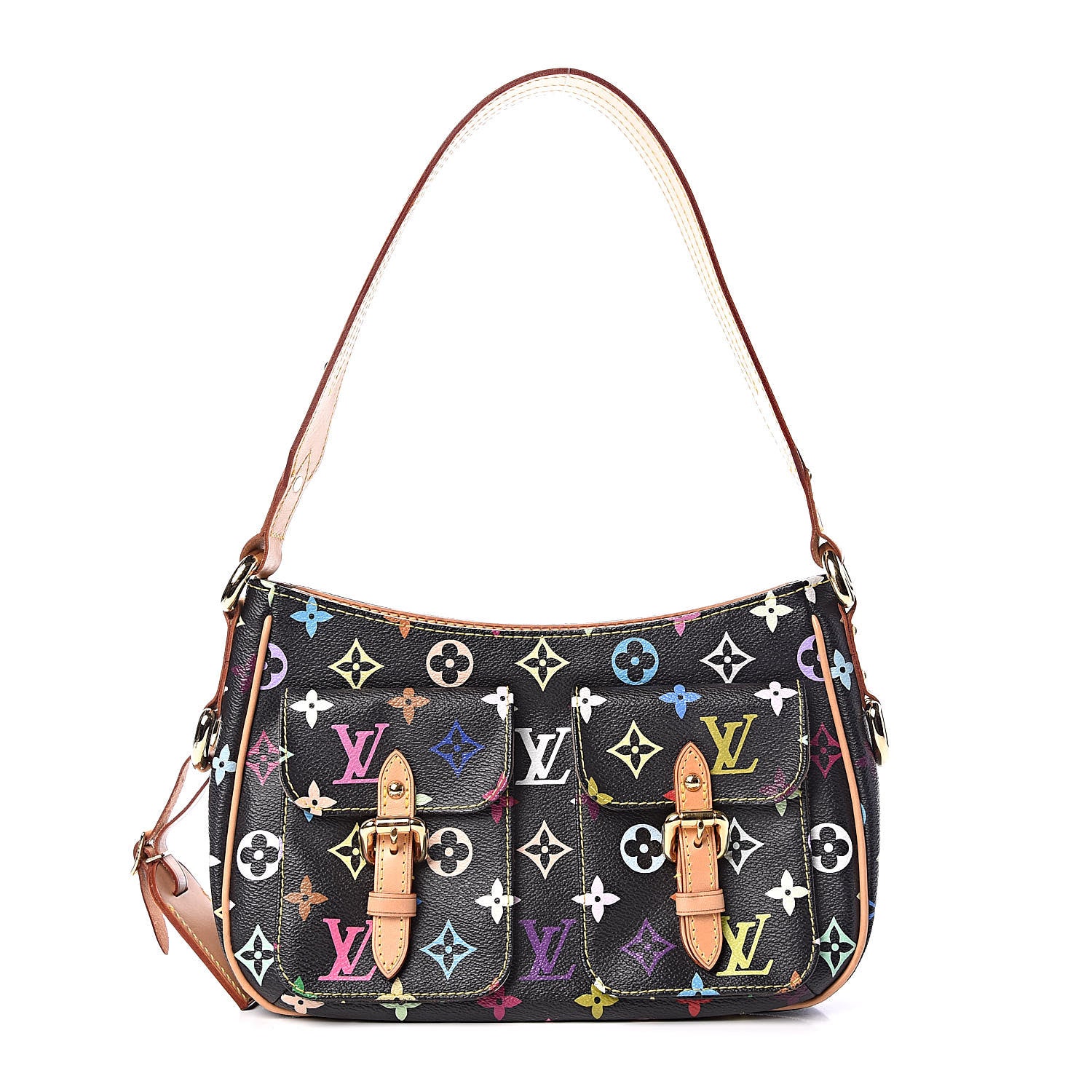 Louis Vuitton Monogram Multicolor Lodge PM Black 1 of 9