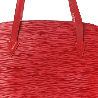 Louis Vuitton Epi Lussac Castillan Red 7 of 10