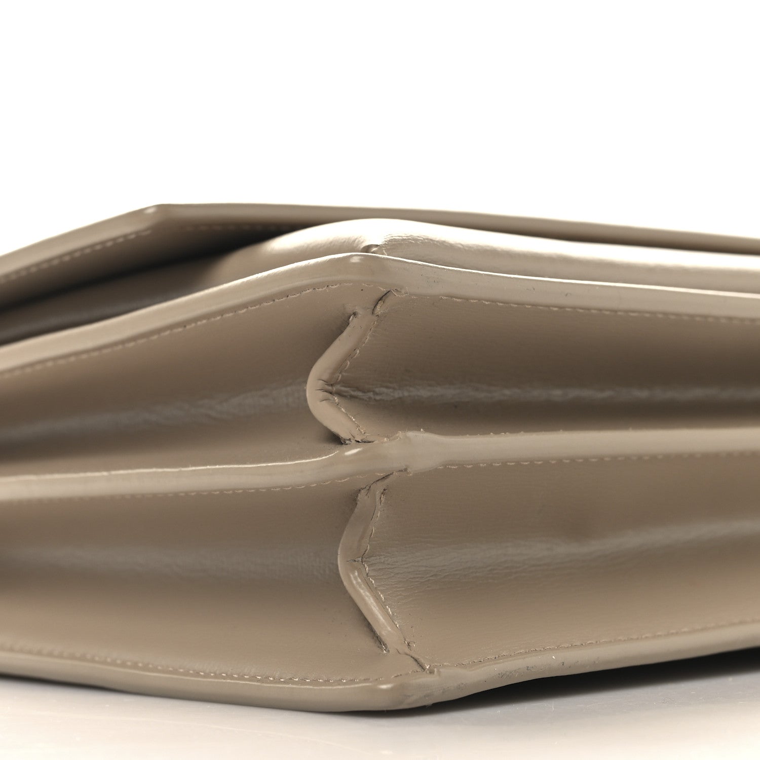 Saint Laurent Calfskin Medium Monogram Sunset Dark Beige 8 of 10