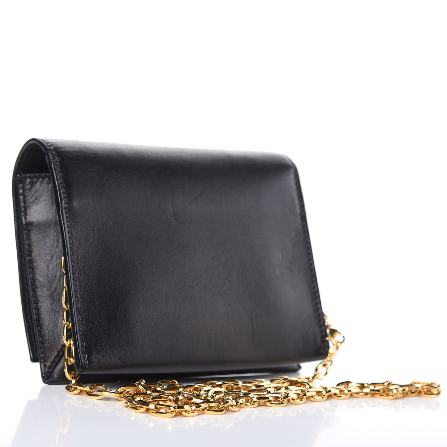 Calfskin Icon Disco Bag Black