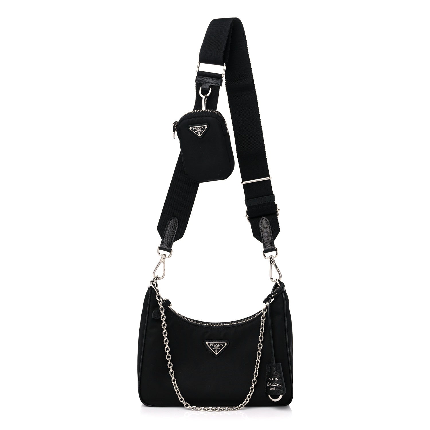 Prada Nylon Re-Edition 2005 Shoulder Bag Black 1 of 9