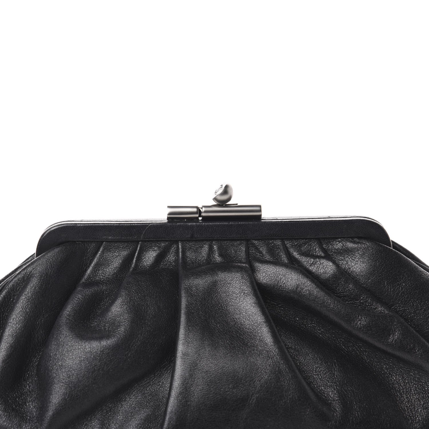 Chanel Lambskin Monte Carlo Clutch Black 10 of 11