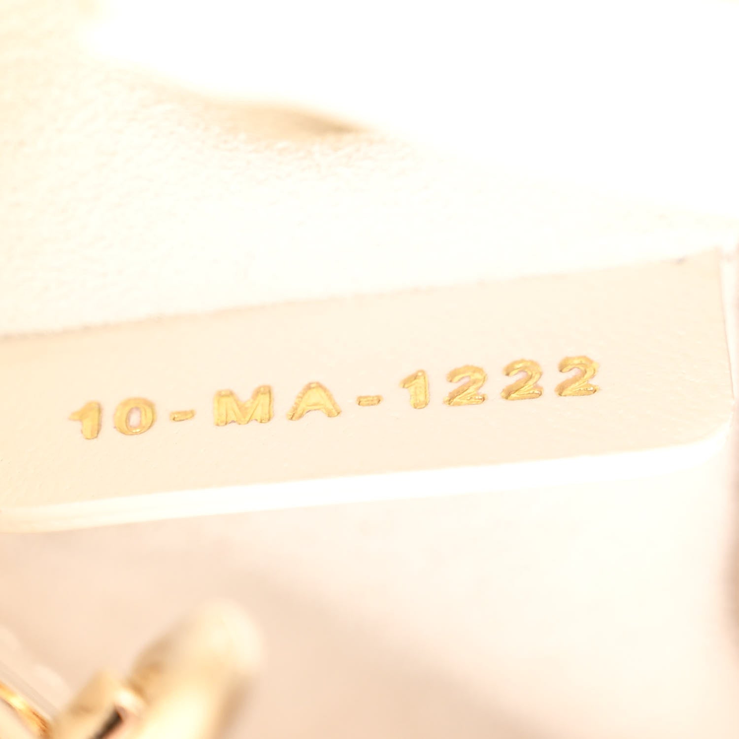 Christian Dior Lambskin Cannage Micro Lady Dior Latte 7 of 11