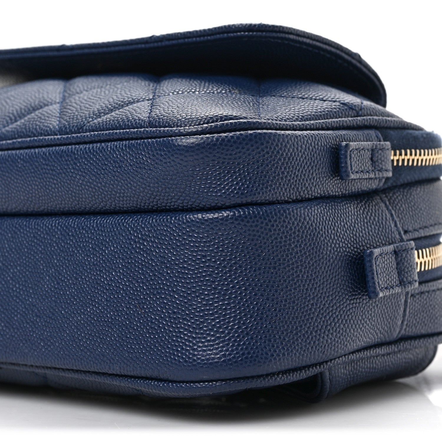 Chanel Caviar Quilted Waist Bag With Pouch Blue 10 of 10