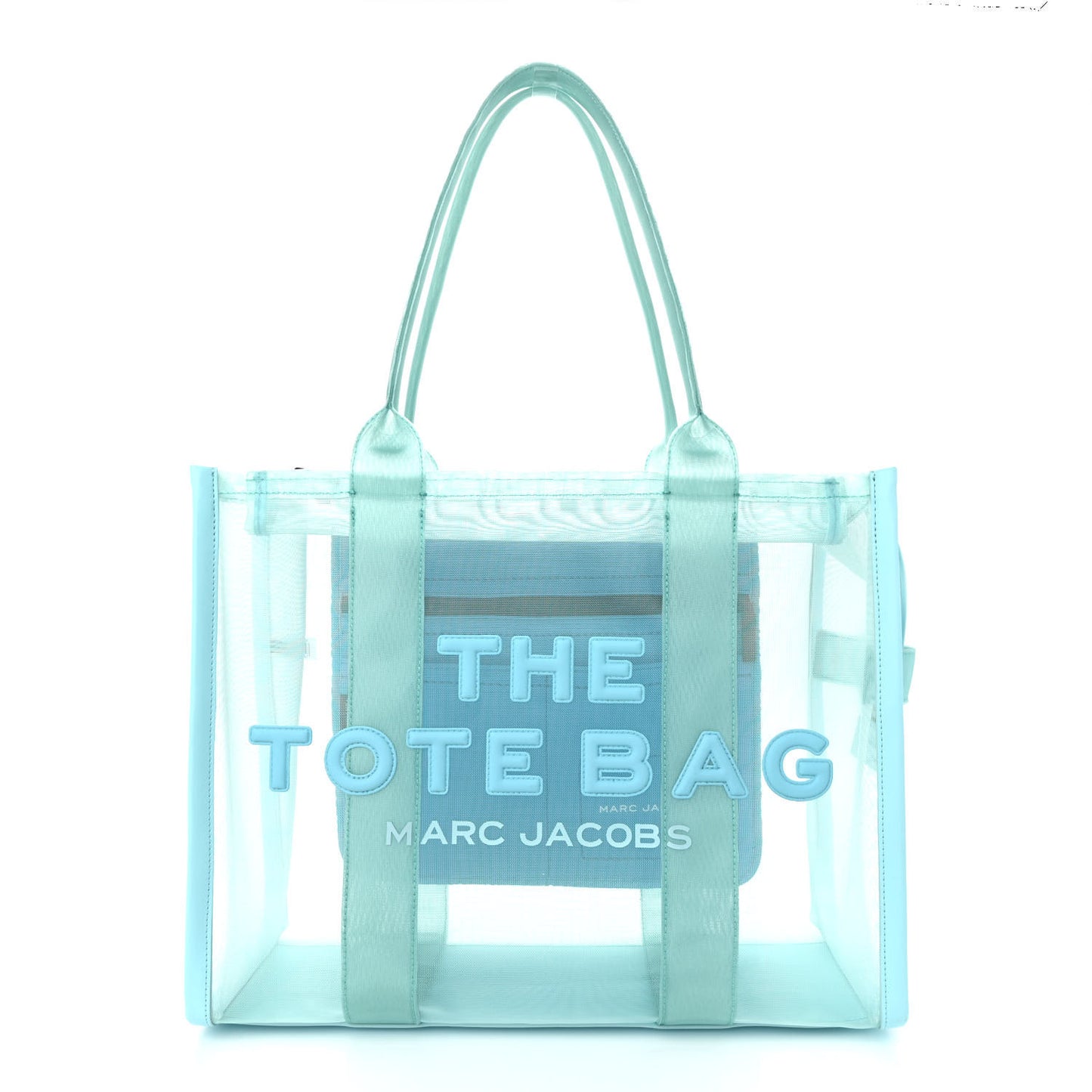 Nylon The Mesh Large Tote Bag Pale Blue