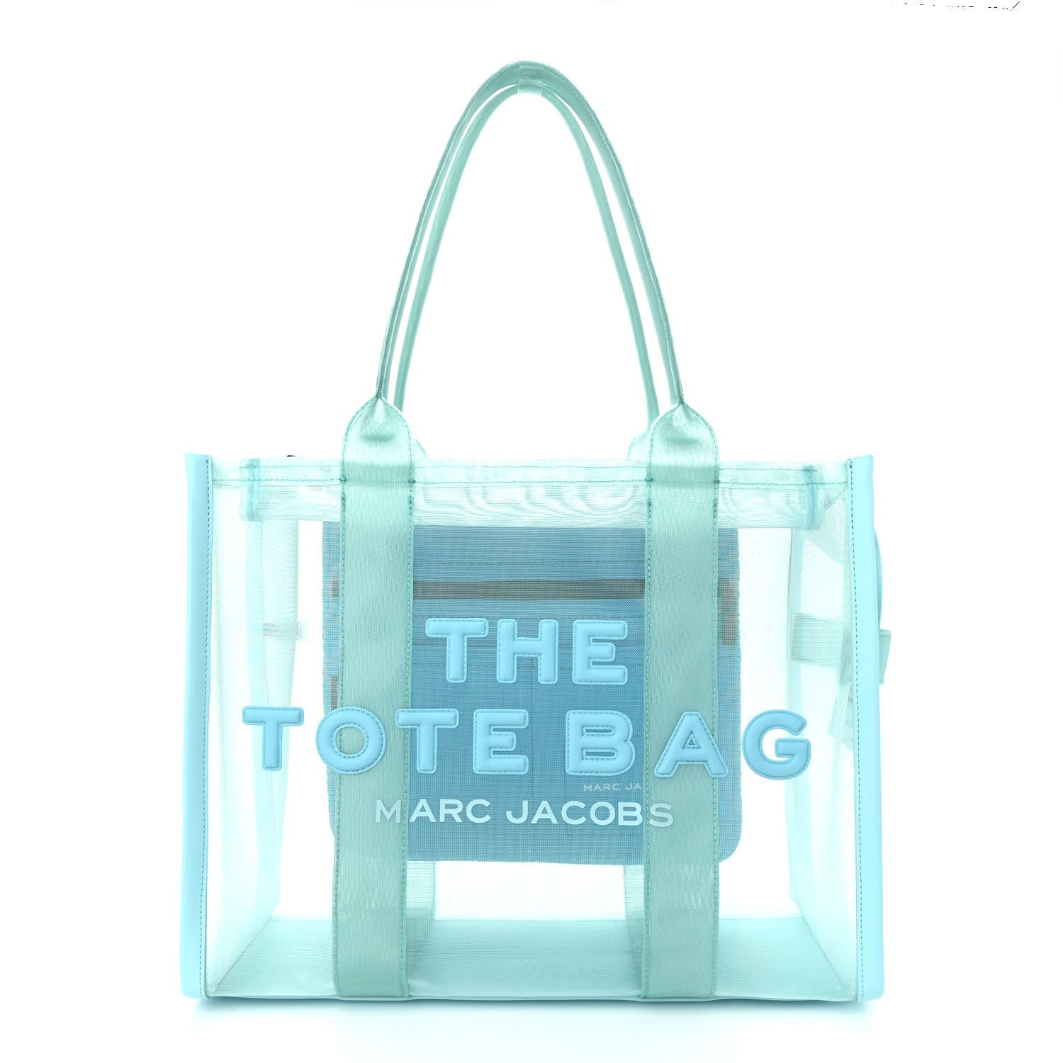 Marc Jacobs Nylon The Mesh Large Tote Bag Pale Blue 1 of 11