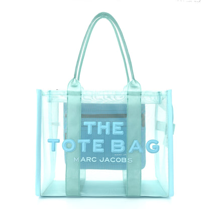 Marc Jacobs Nylon The Mesh Large Tote Bag Pale Blue 1 of 11