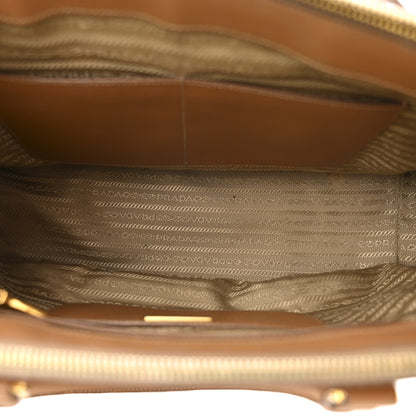 Prada Saffiano Medium Galleria Double Zip Tote Caramel 5 of 15
