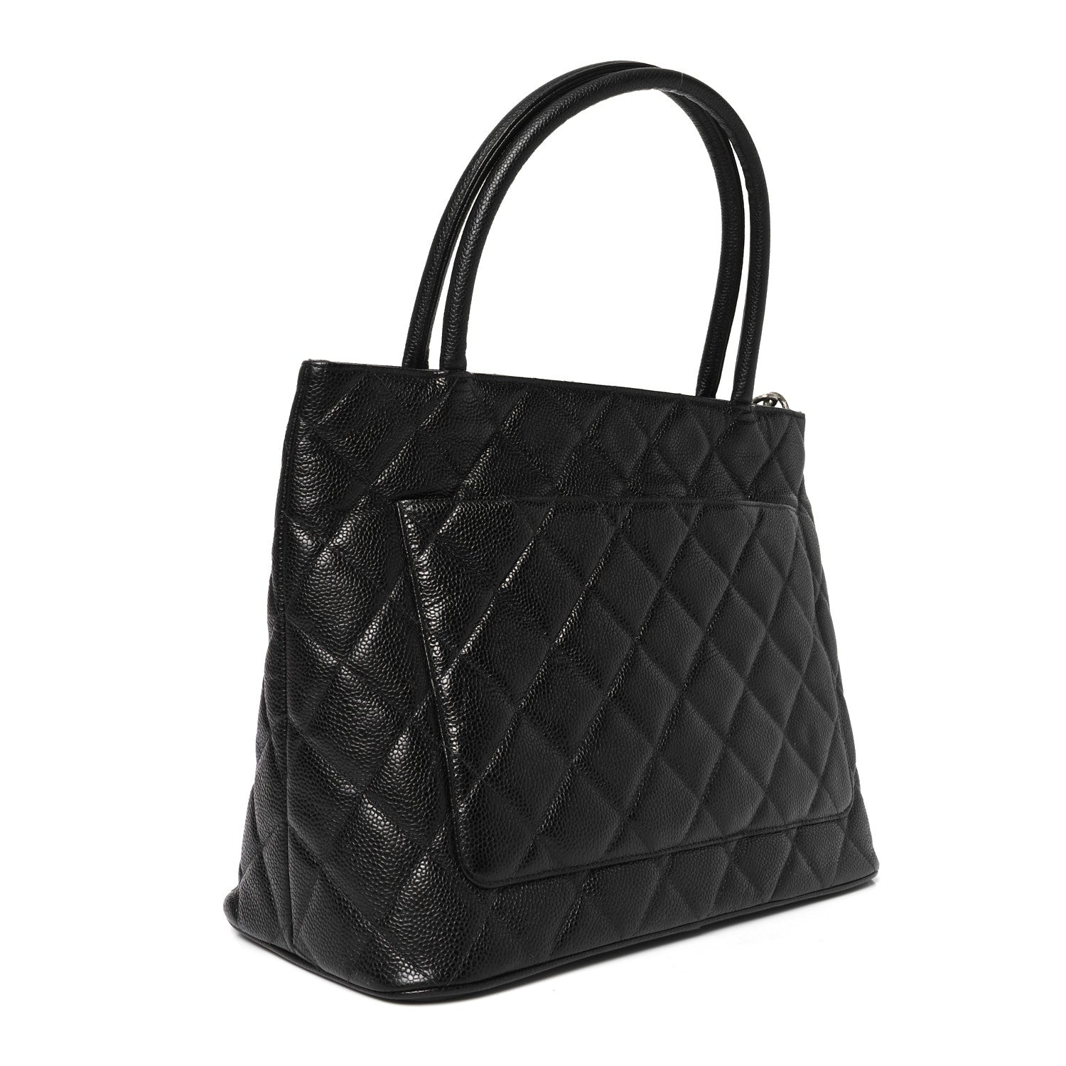 Chanel Caviar Quilted Medallion Tote Black 3 of 10
