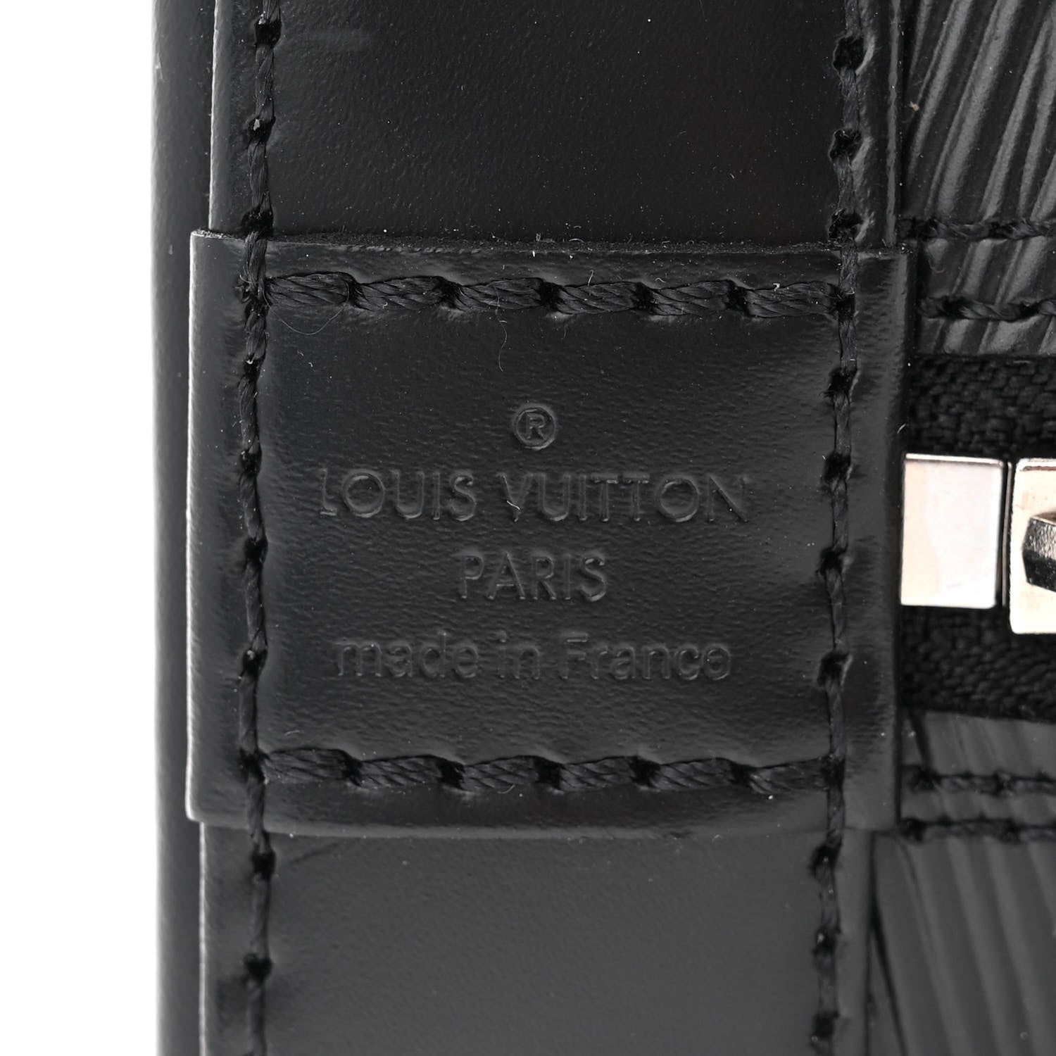 Louis Vuitton Epi Alma BB Black 6 of 10