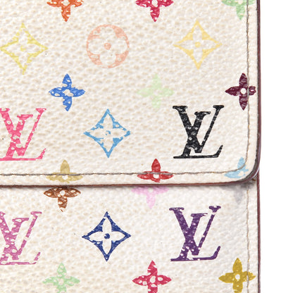 Louis Vuitton Monogram Multicolor Sarah Wallet White 15 of 20
