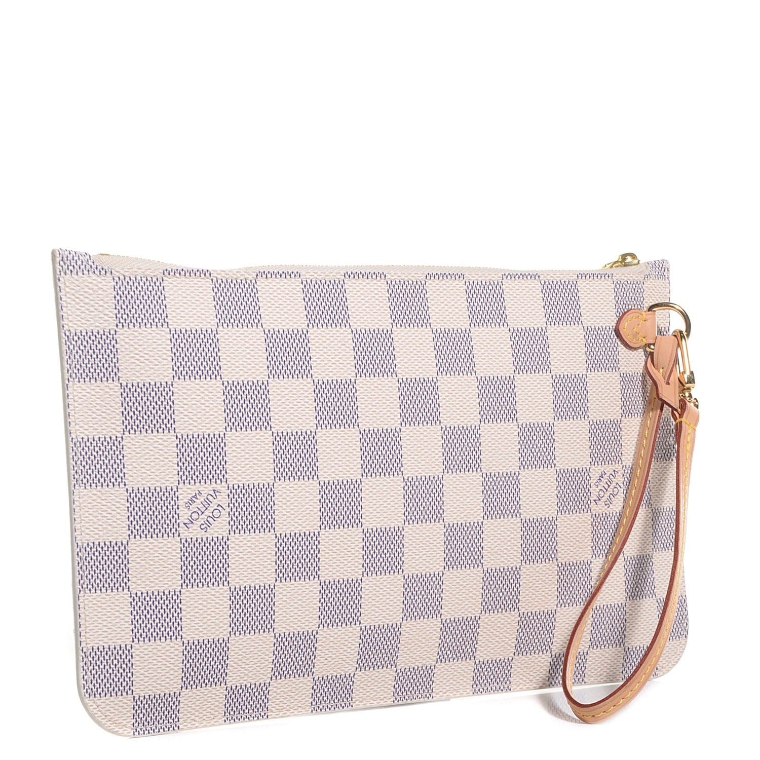 Louis Vuitton Damier Azur Neverfull MM GM Pochette 3 of 8
