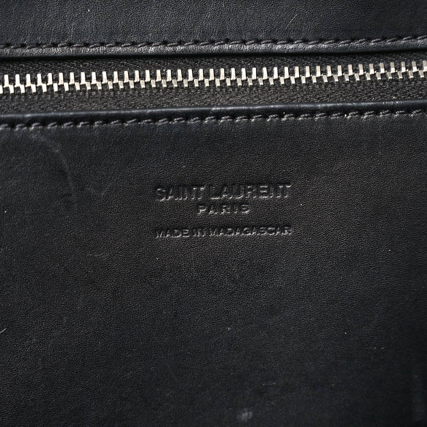 Saint Laurent Raffia Medium Panier Bag Black 5 of 10