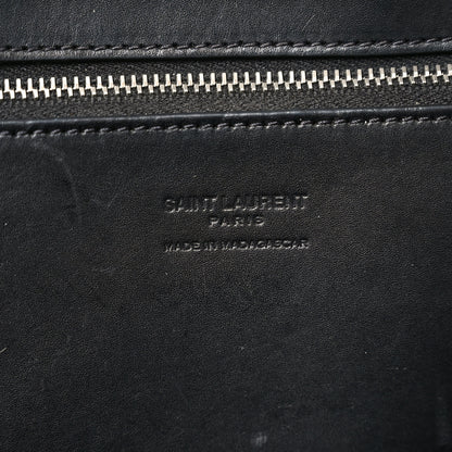 Saint Laurent Raffia Medium Panier Bag Black 5 of 10
