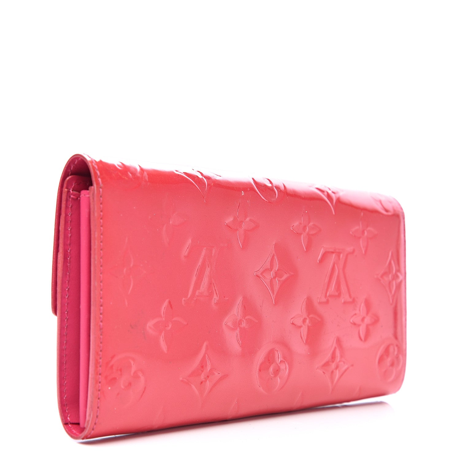Louis Vuitton Vernis Sarah Wallet Rose Pop 2 of 13
